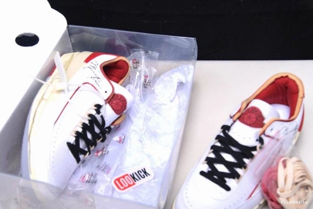 Jordan Off-White SP Red Low White 2 DJ4375-106 Retro 1110